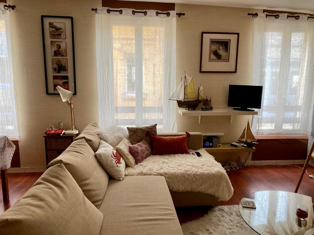 Chez Gwen, Très bel appartement vue mer latérale Le Tréport Esterno foto